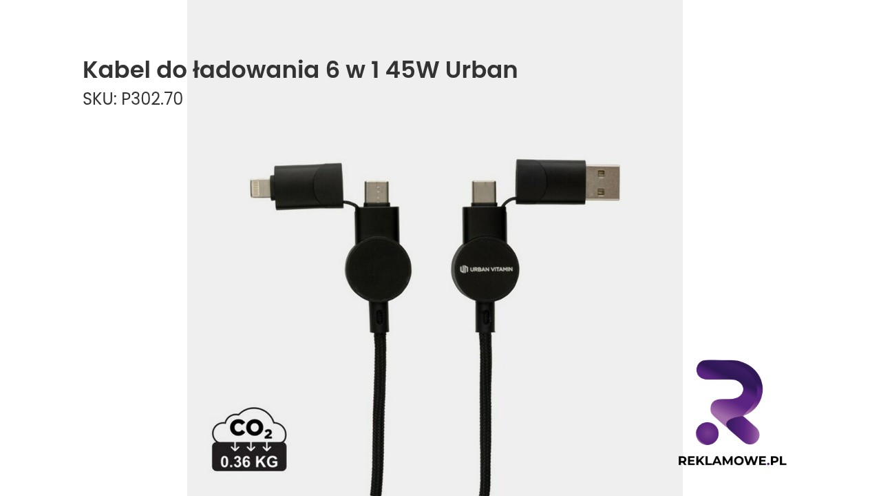 Kabel do ladowania 6 w 1 45W Urban
