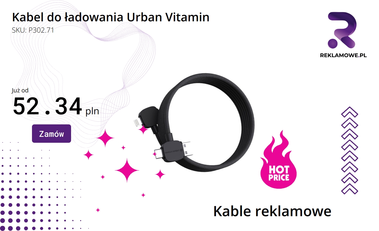 Kabel do ładowania marki Urban Vitamin