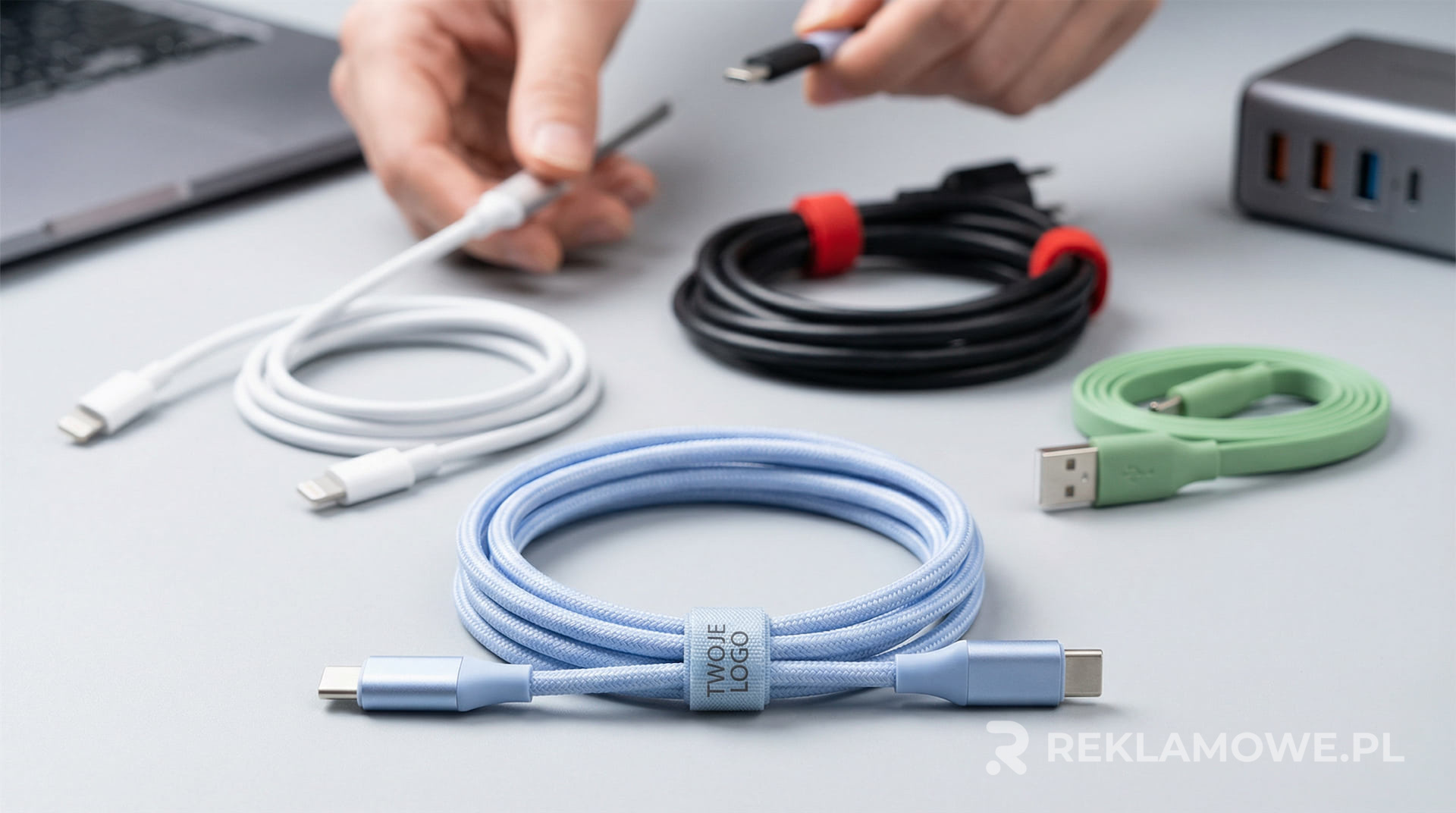 Kabel reklamowy jako funkcjonalny gadżet na konferencje