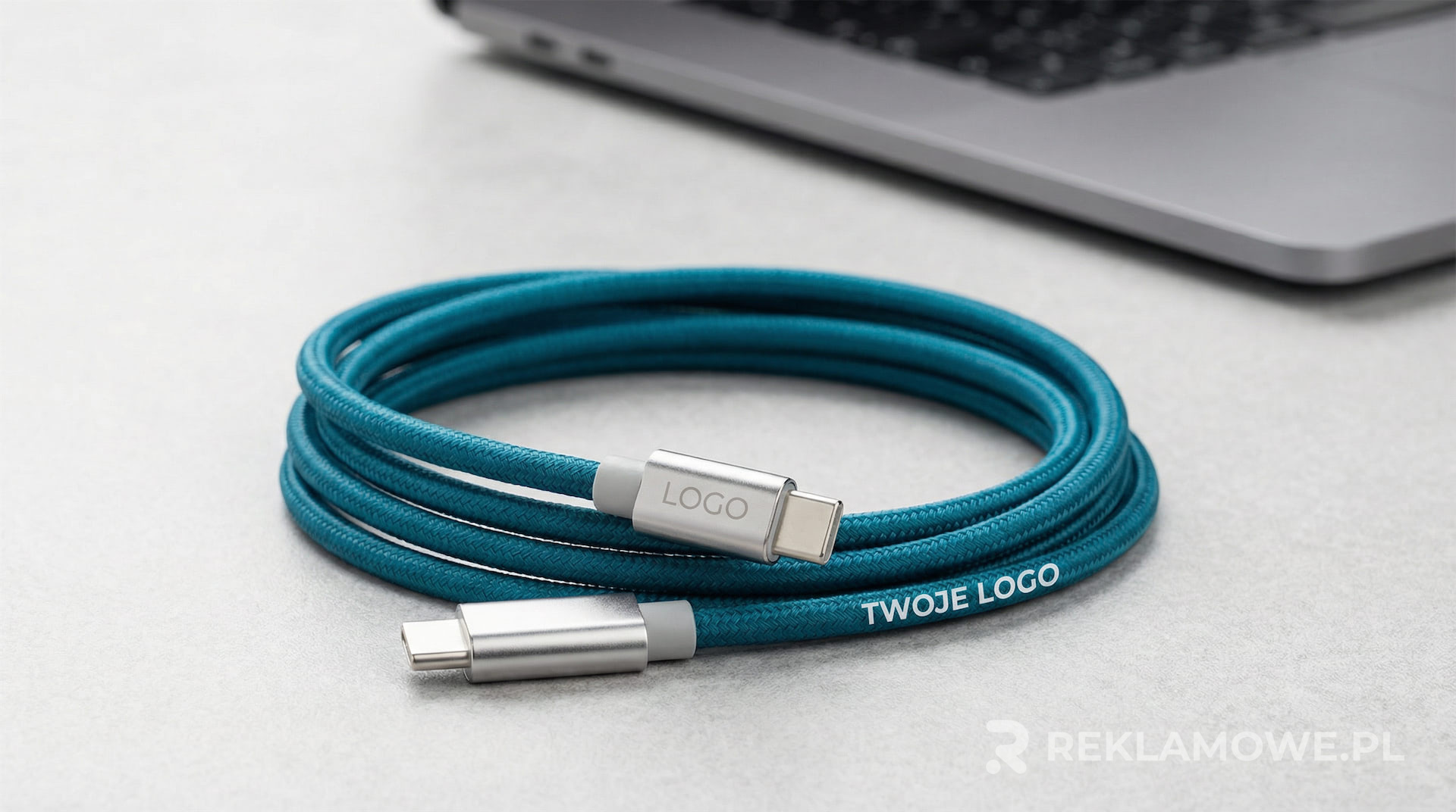 Kabel reklamowy wykorzystywany w promocji marki