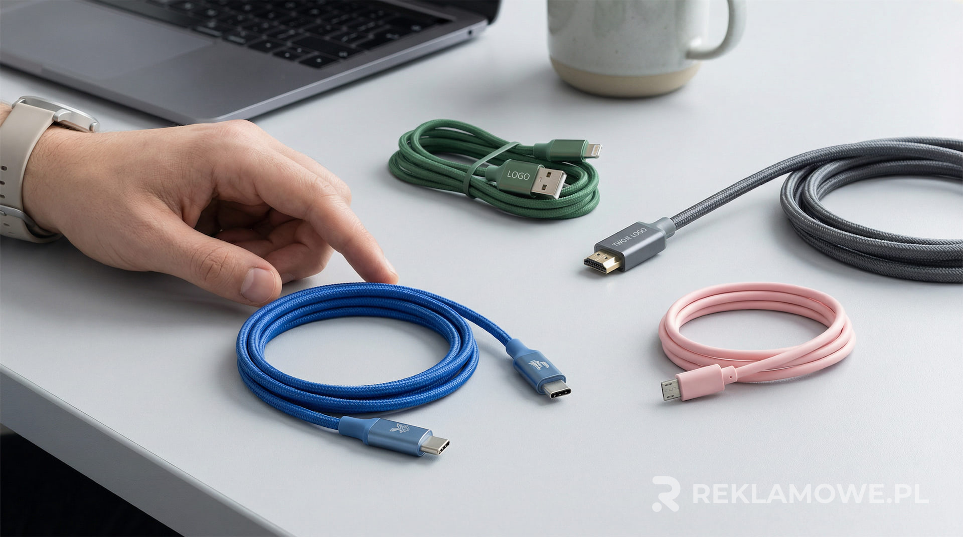 Kable w centrum danych jako symbol inwestycji technologicznych