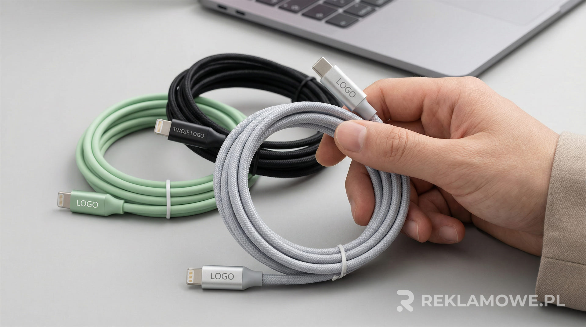 Wysokiej jakości kabel reklamowy wykorzystywany w materiałach promocyjnych