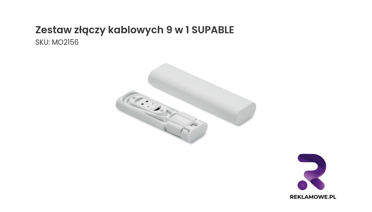 Zestaw złączy kablowych 9 w 1 SUPABLE Zestaw złączy kablowych 9 w 1 SUPABLE – uniwersalny komplet złączy do przewodów